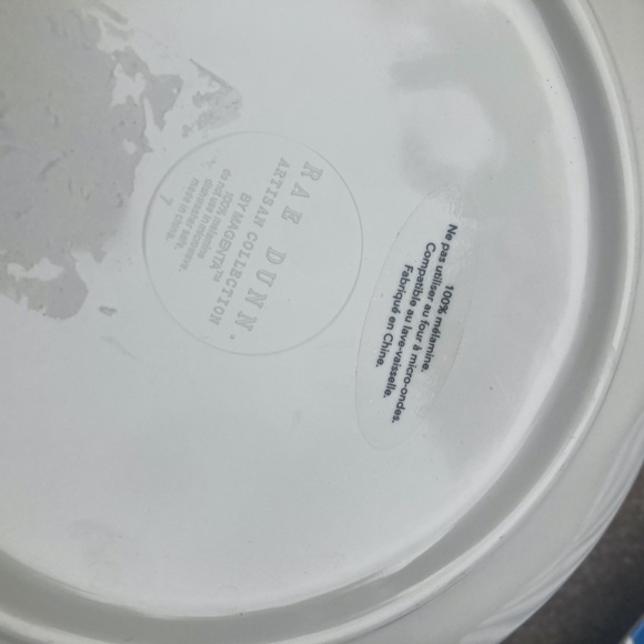 Rae Dunn Melamine Luncheon Plates - Picture 2 of 7